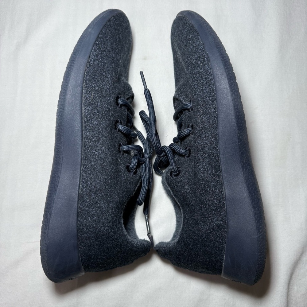 Allbirds Men’s WR Merino Wool Runners Size 10 Navy Blue Athletic Shoes Comfort - Picture 6 of 8